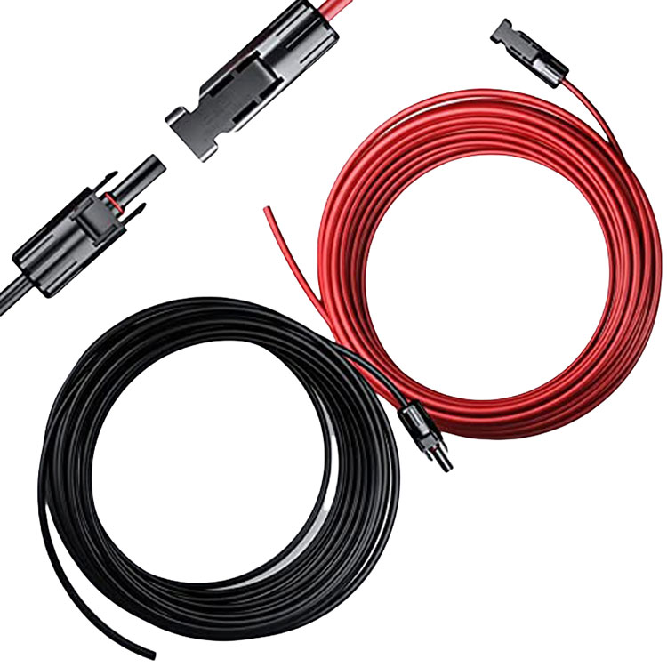 Калайдисана безкислородна мед 12AWG соларен удължителен кабел